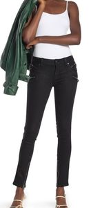 Buckle - Rock Revival Sz 30 Skinny Zip Coated Moto Jeans